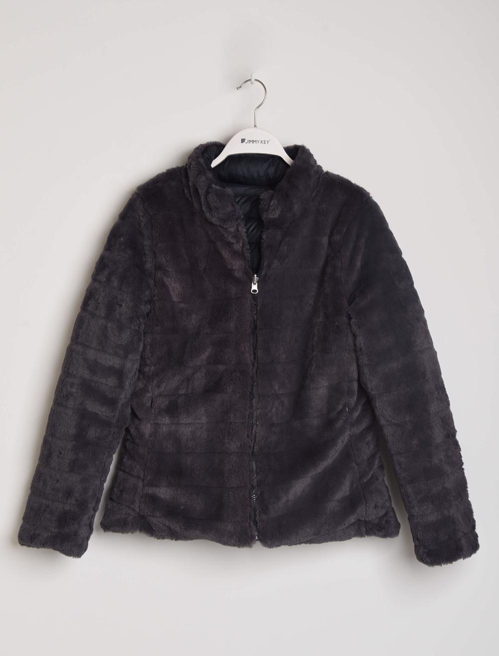 Bayan Denizci Mavisi Çift Taraflı Puf Mont