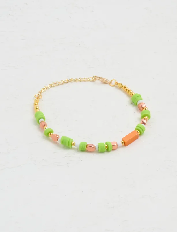 Women Mixed Natural Stone Adjustable Chain Bracelet