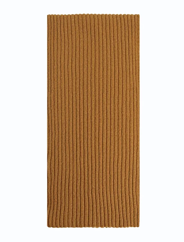 Women  Line Patterned Wool Scarf