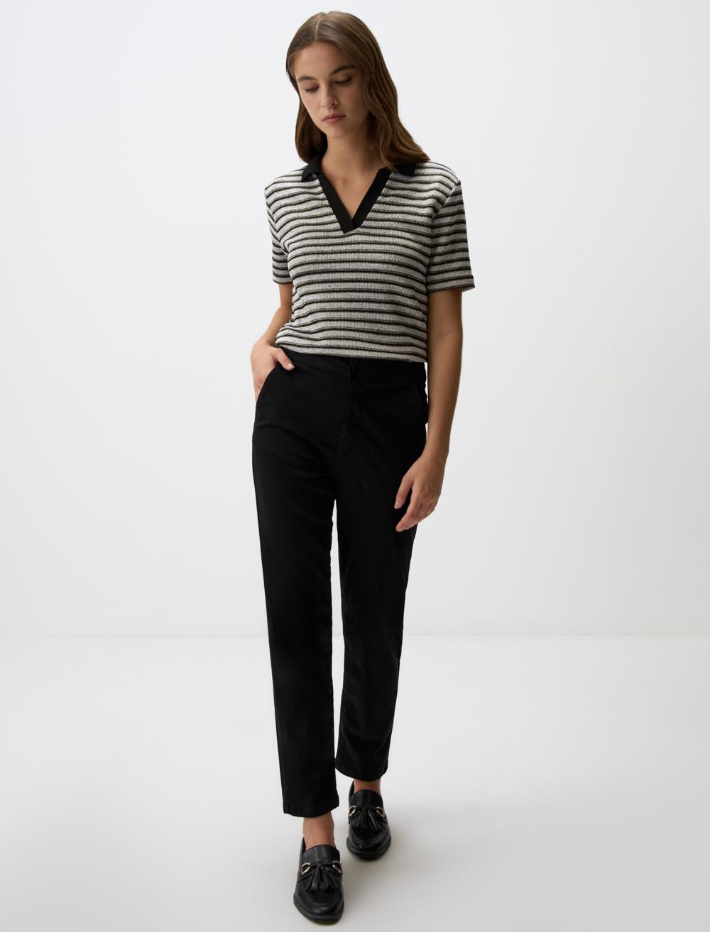 Normal Paça Cepli Gabardin Pantolon