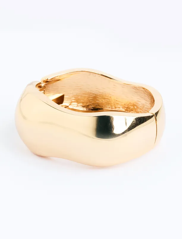 Women Yellow Oval Shiny Bracelet