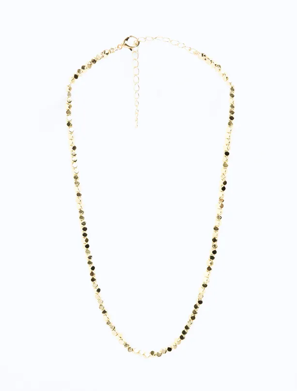Women Yellow Adjustable Shiny Elegant Necklace