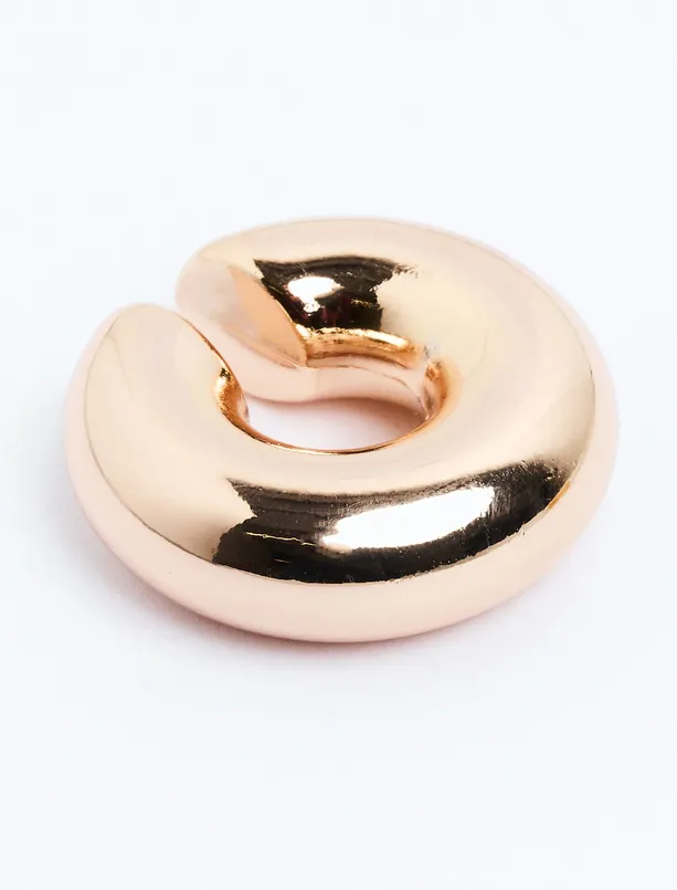 Women Yellow Shiny Joint Earrings
