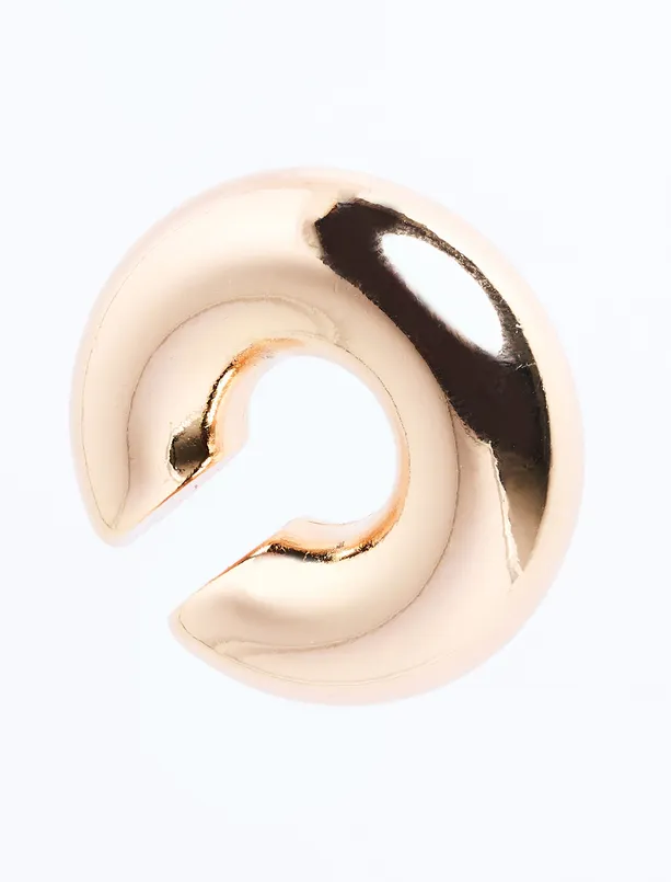 Women Yellow Shiny Joint Earrings