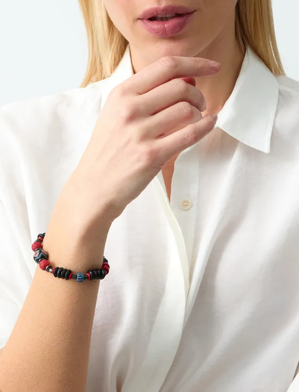 Bayan Karışık Boncuklu Bileklik