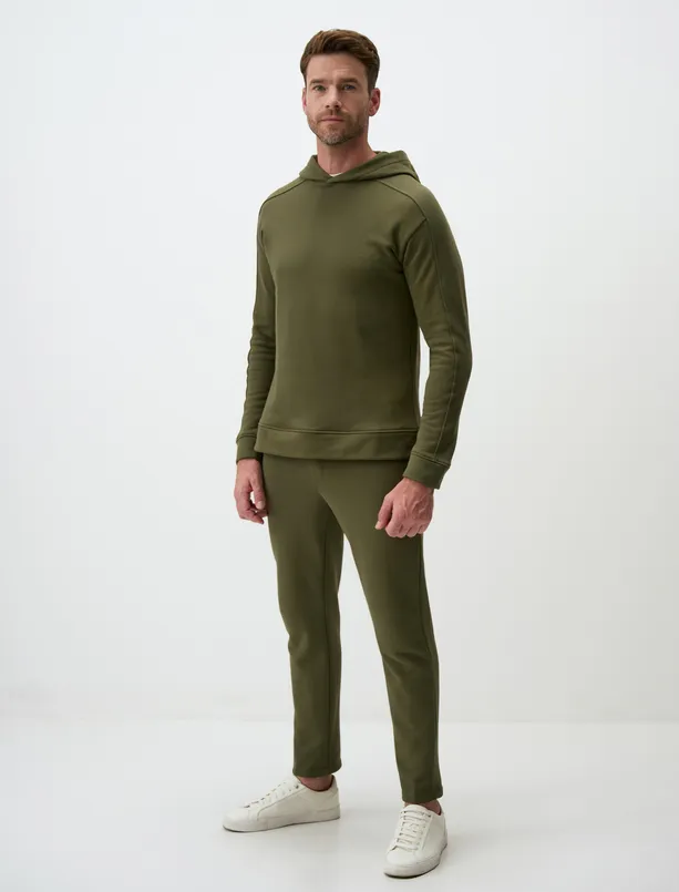 Bayan Haki Uzun Kollu Rahat Kesim Erkek Örme Sweatshirt