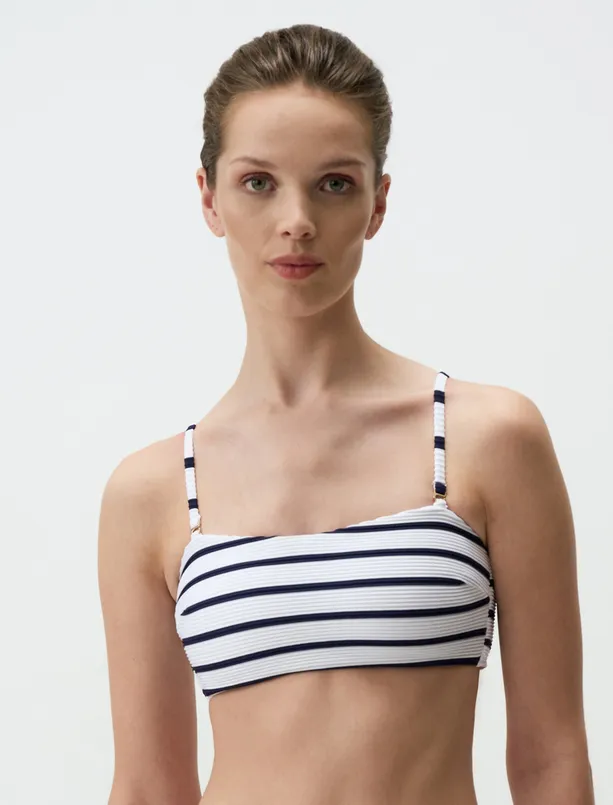 Bayan  Çizgili Bikini Takımı