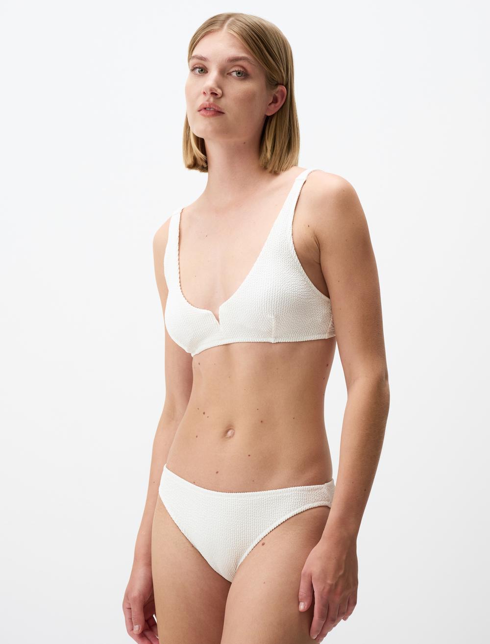 Basic Dokulu Bikini Alt