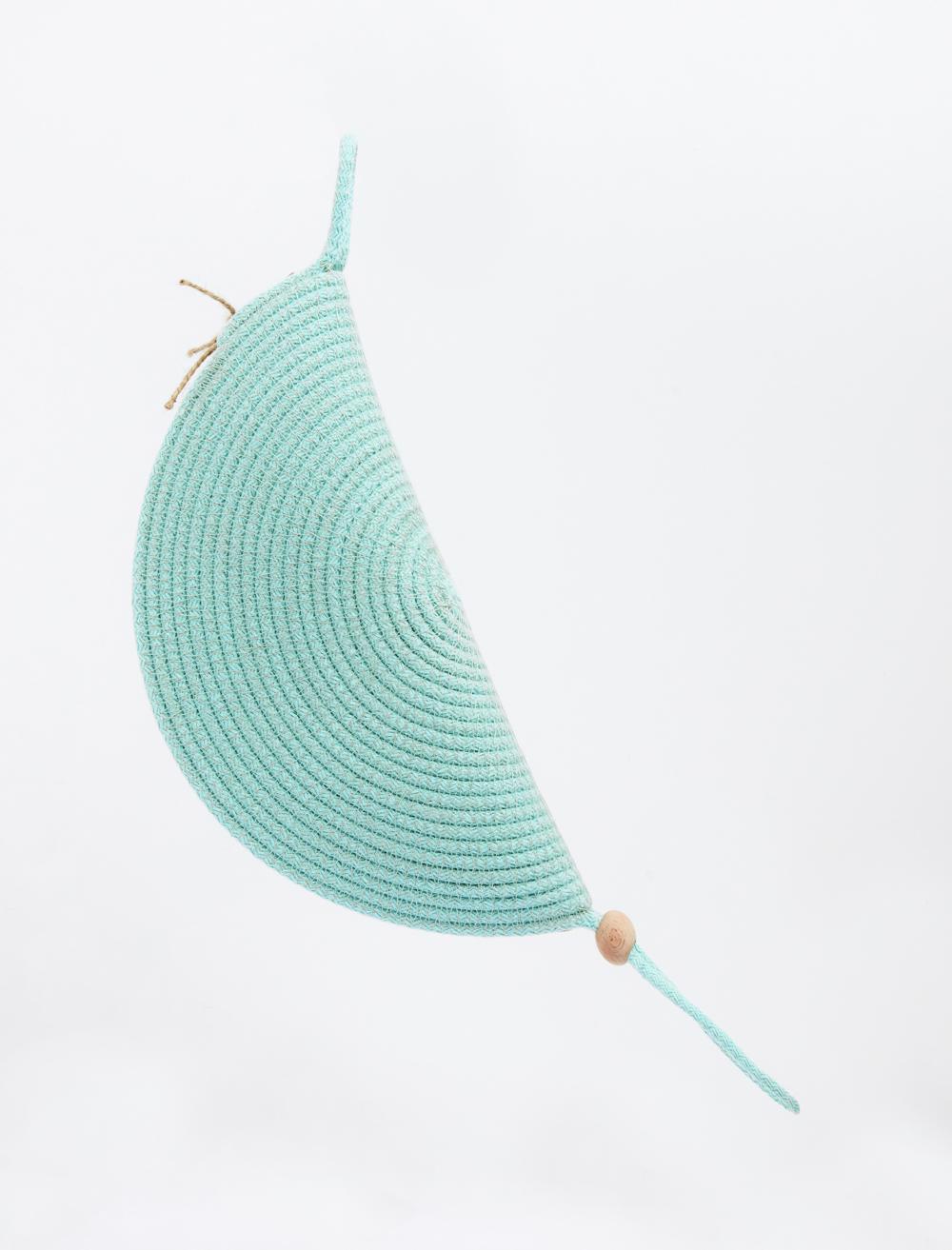 Boncuk Detaylı Hasır Clutch Çanta