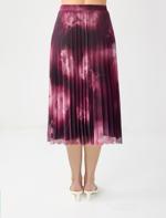 Desenli Mesh Bluz Kombini ile Modern Stil