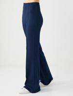 Short Sleeve Crew-Neck Striped Knitted T-Shirt Combination