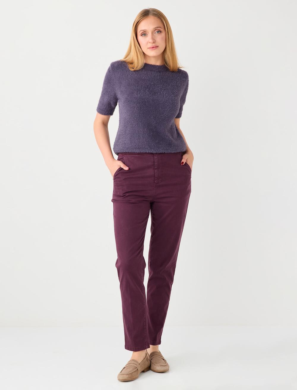 Normal Bel Normal Paça Gabardin Pantolon