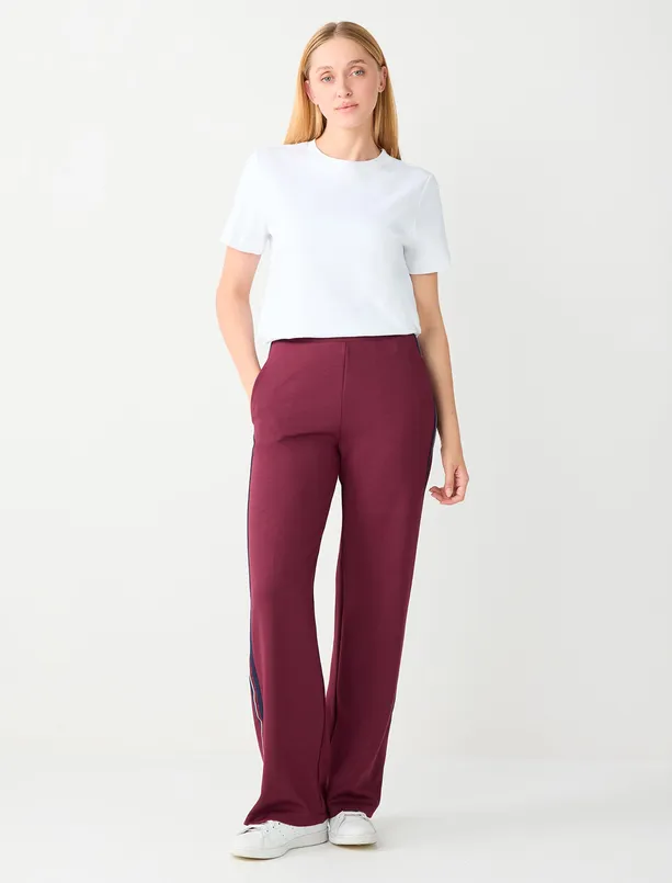 Bayan  Normal Bel Normal Paça Modal Örme Pantolon