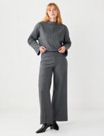 Rahat Kesim Yarasa Kol Yumuşak Dokulu Sweatshirt	