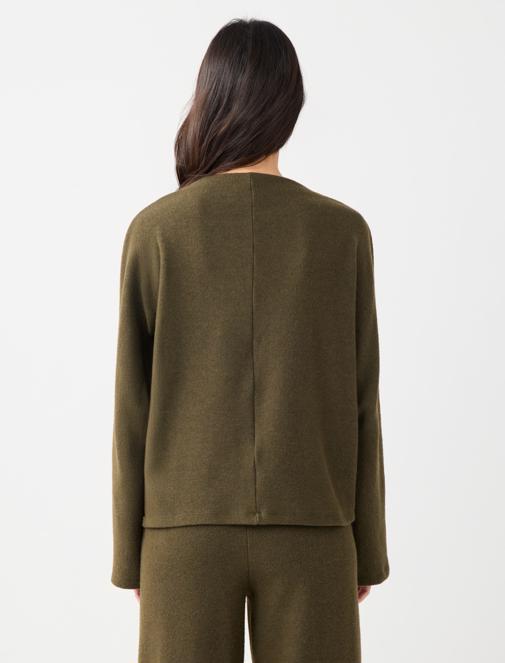  Yumuşak Dokulu Bol Paça Örme Pantolon