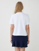 Relaxed Fit Leather Look Jacket with Pocket Details