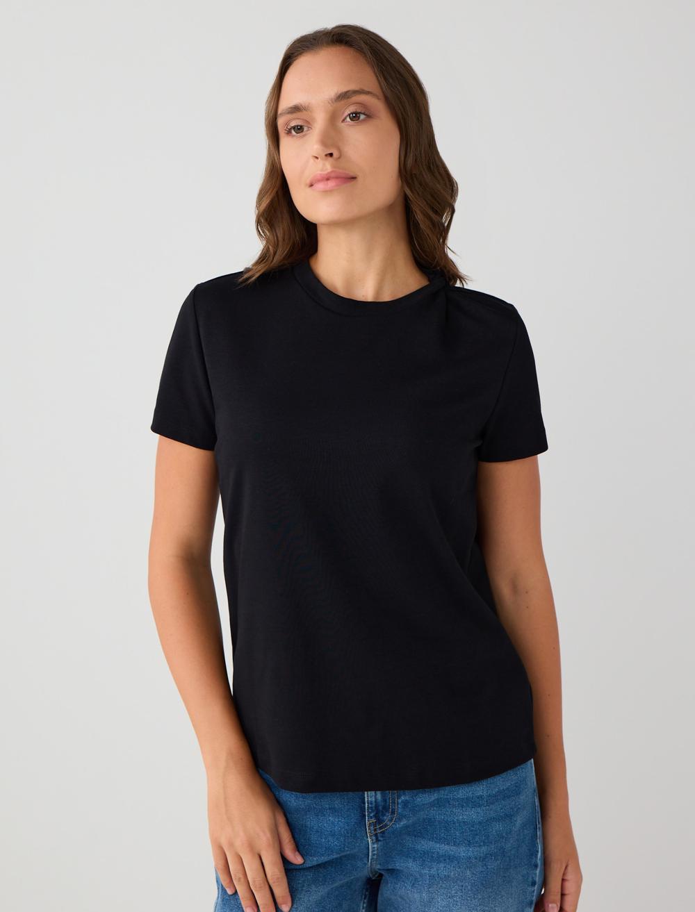 Bisiklet Yaka Basic Kısa Kollu Tişört