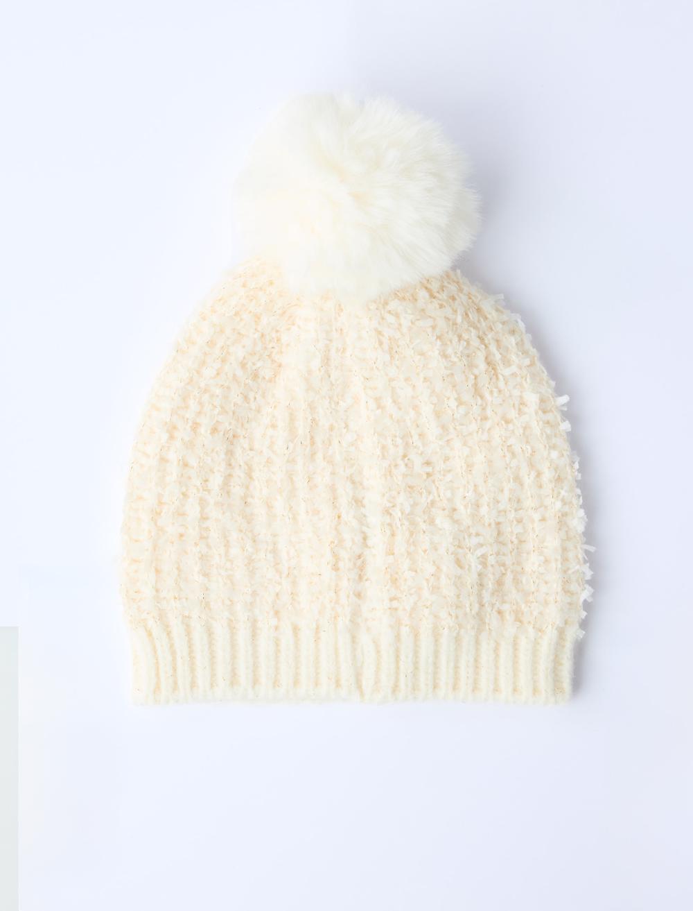 Ponpon Detaylı Bere