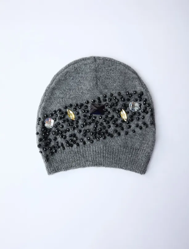 Women  Stone Embroidered Beanie