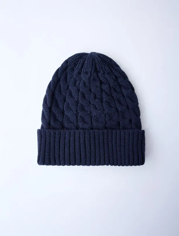 Women  Hair Braid Patterned Beanie