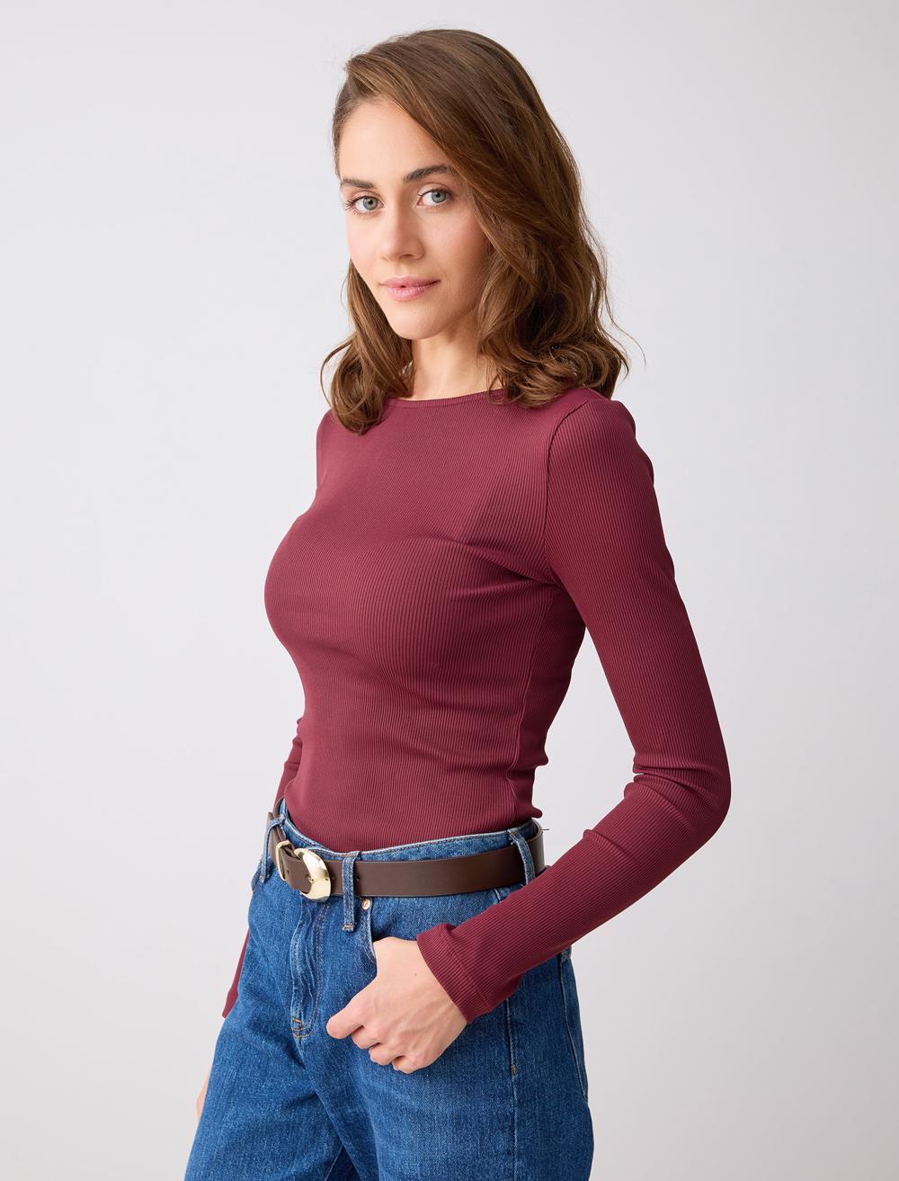 Parlak Şerit Detaylı Kelepçe Bileklik