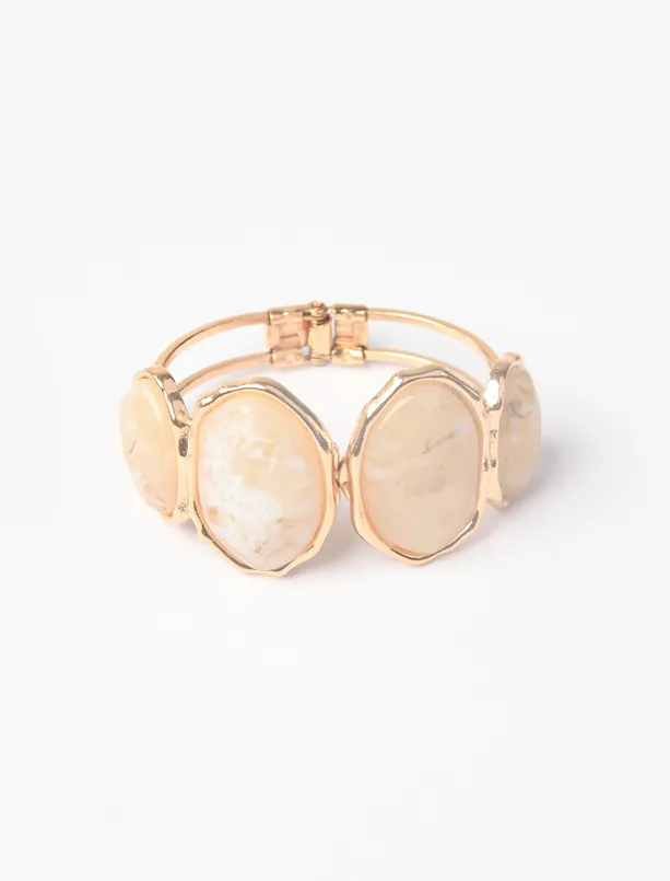 Bayan  Oval Figürlü Bileklik