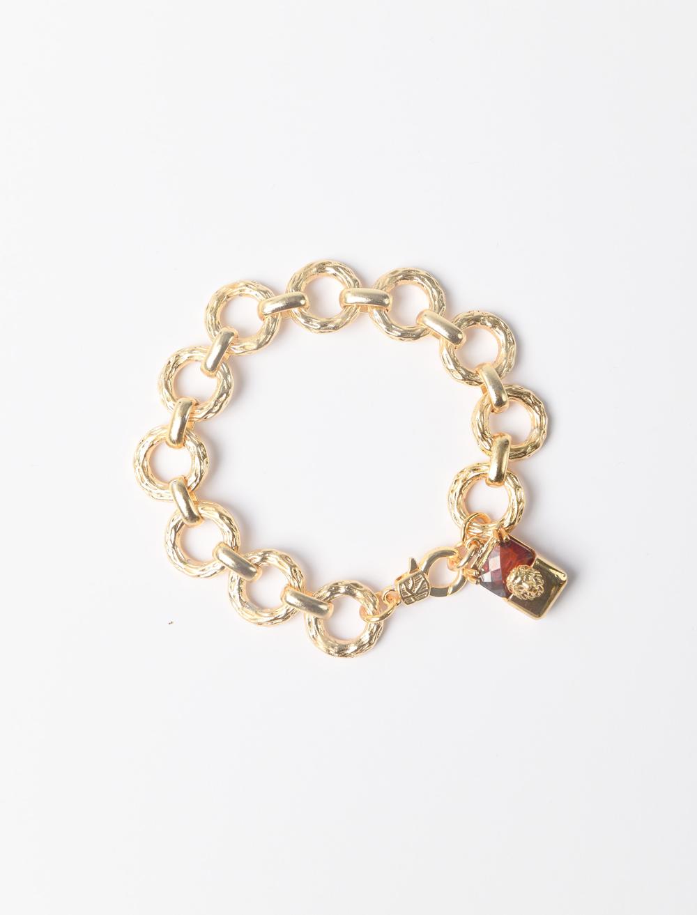 Aslan Figürlü Kalın Zincir Bileklik