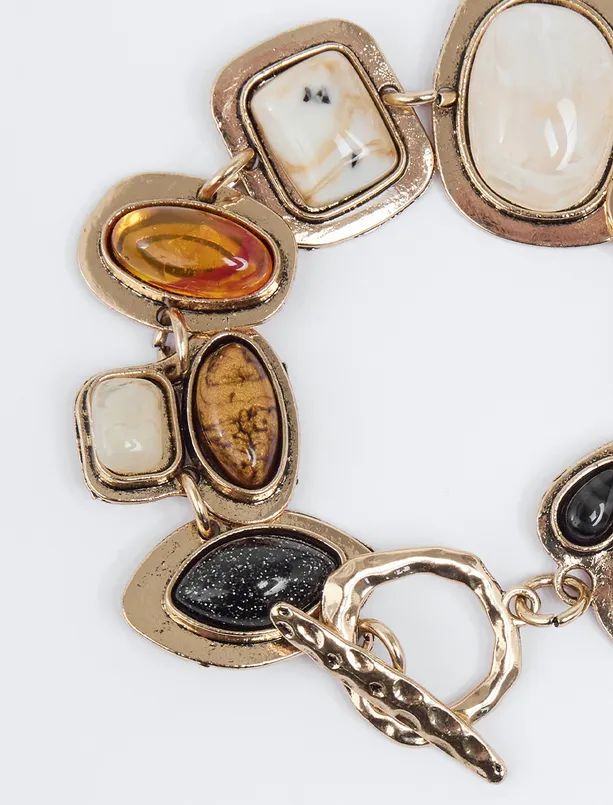 Bayan Karışık Vintage Görünümlü Bohem Bileklik