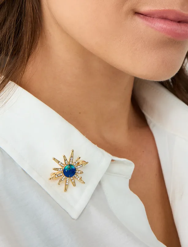 Women  Sun Figured Brooch