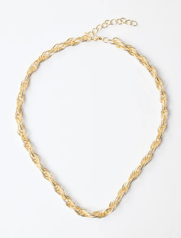 Bayan  Burgu Desenli Ayarlanabilir Kolye