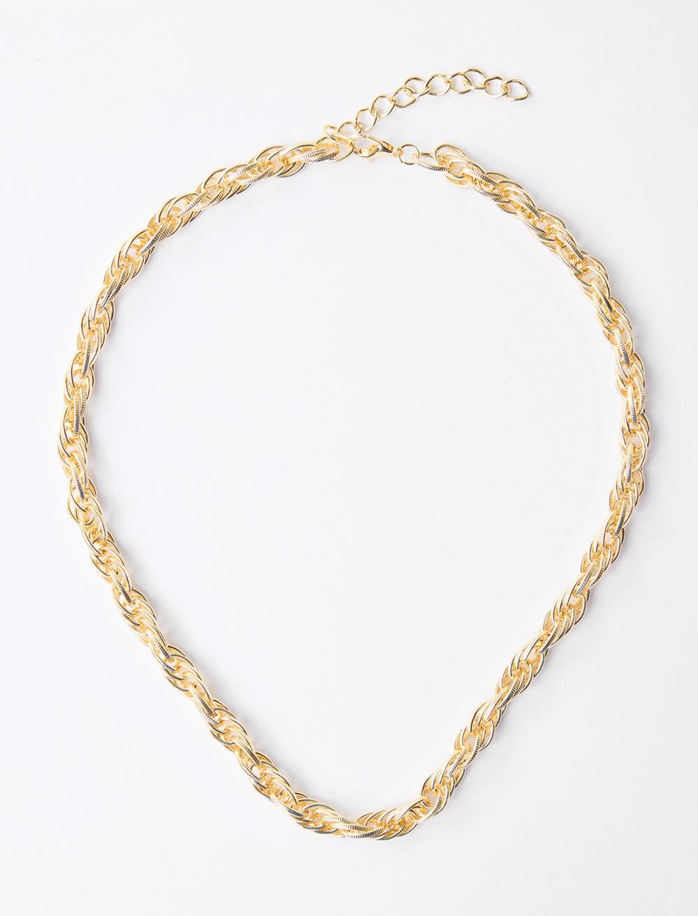 Burgu Desenli Ayarlanabilir Kolye