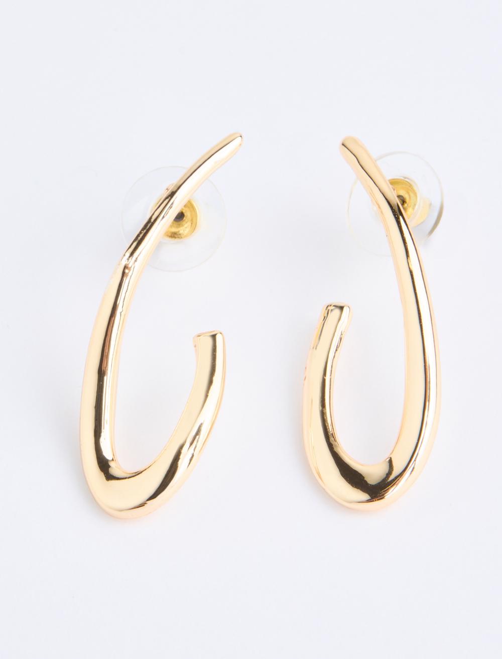 Kanca Figürlü Metal Küpe