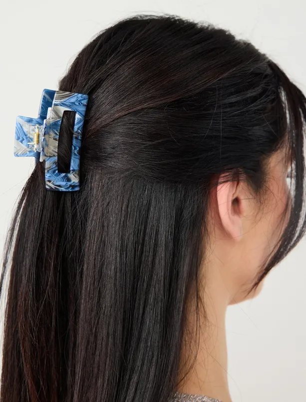 Bayan  Renk Geçişli Mandal Toka