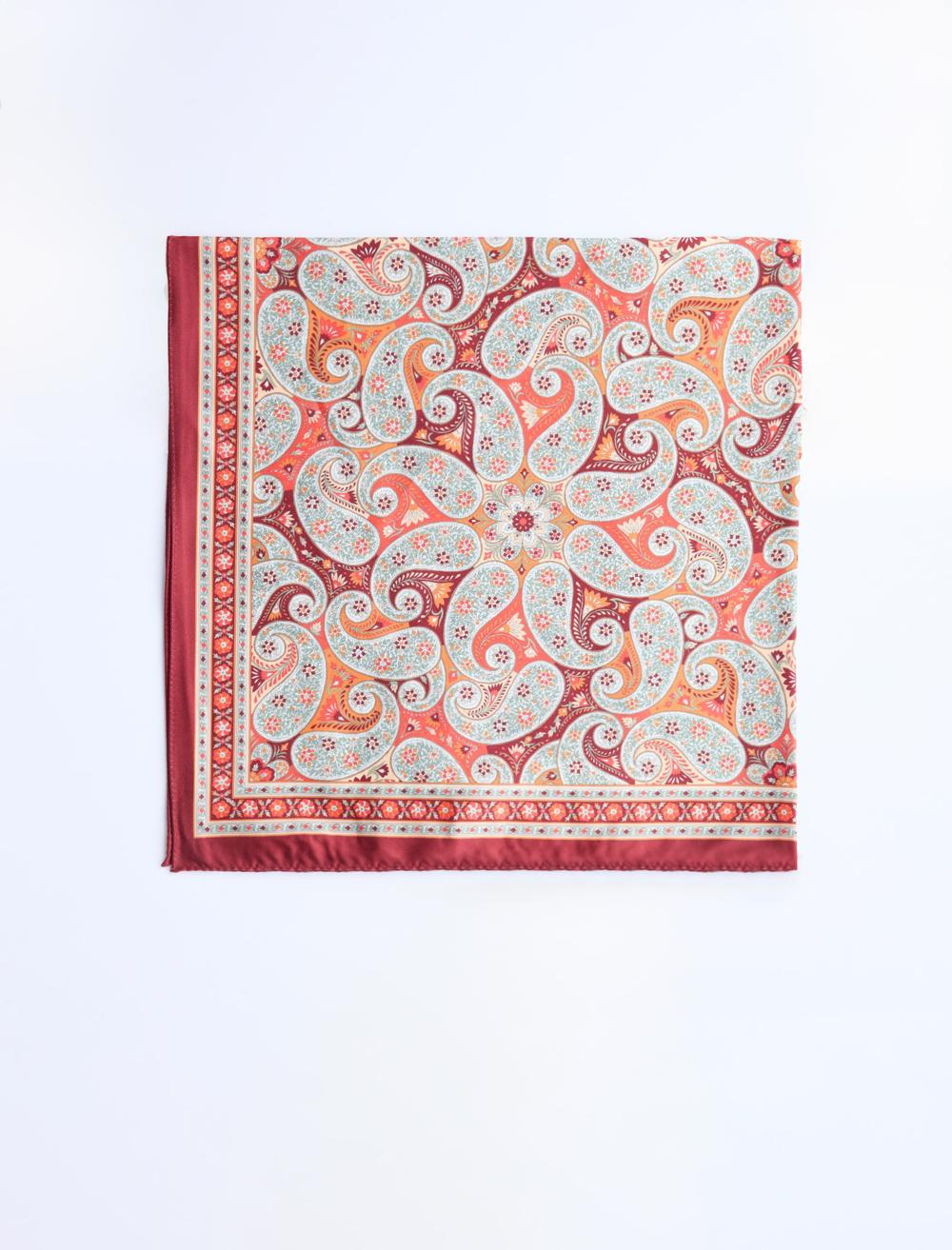 Etnik Desenli Modern Eşarp