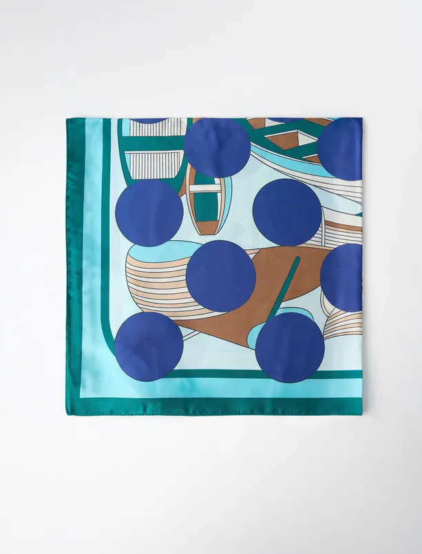 Bayan  Puantiyeli Dokuma Eşarp