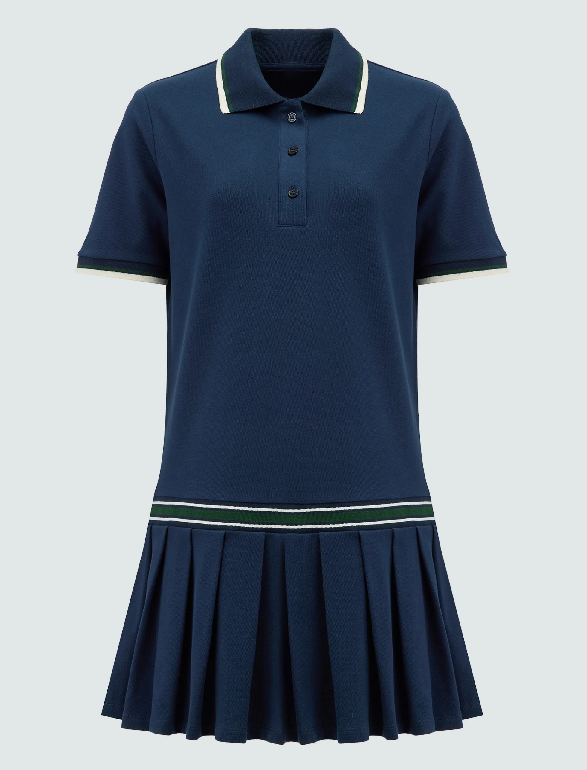 新品未使用♡Polo Pleated Mini Dress Bree Pleated Polo Mini Dress - Wine | Fashion Nova