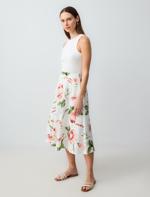 Çiçekli Etek Kombini