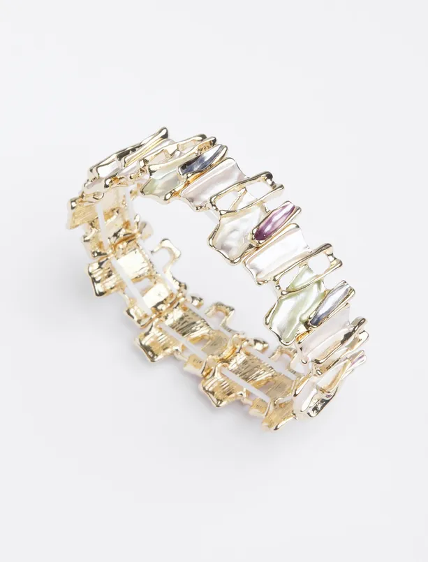 Bayan Pembe Mine Kaplamalı Zarif Bileklik