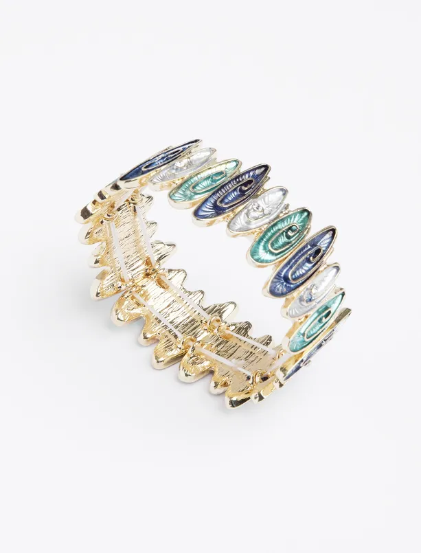 Bayan Mavi Mine Kaplamalı Bileklik