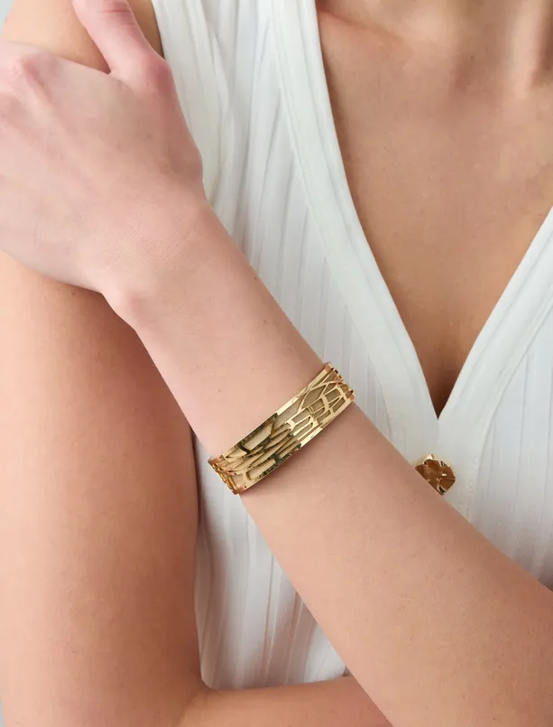 Women  Patterned Cuff Bracelet