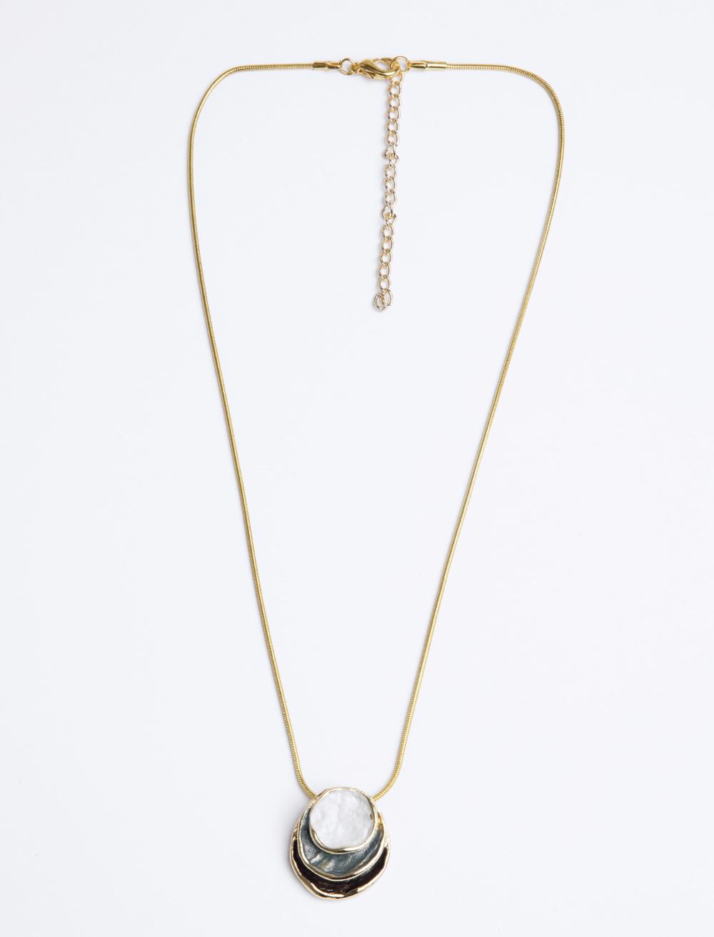 Renkli Yuvarlak Figürlü Ayarlanabilir Kolye