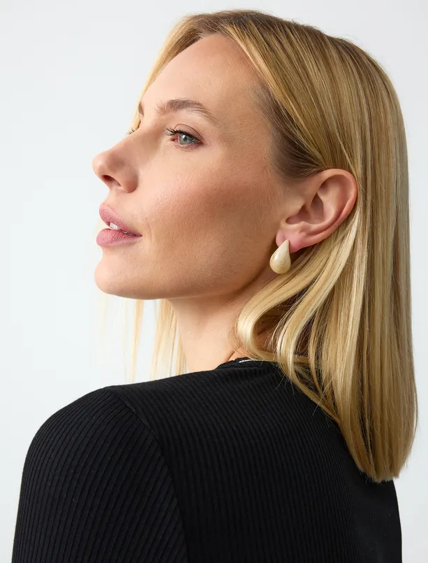 Women  Drop Figured Acrylic Earrings