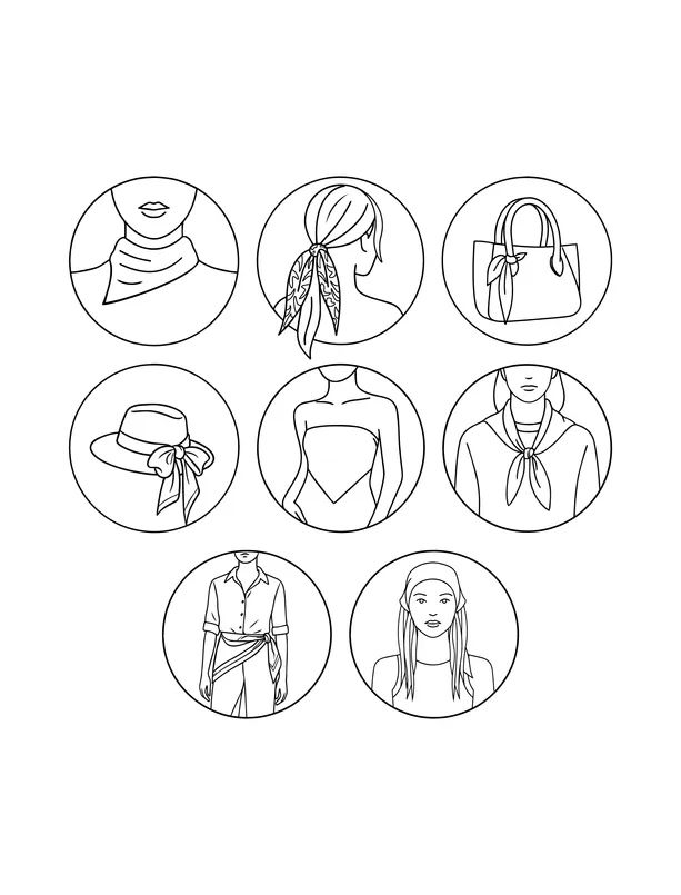 Women Dark Blue Color Blocked Patterned Woven Scarf