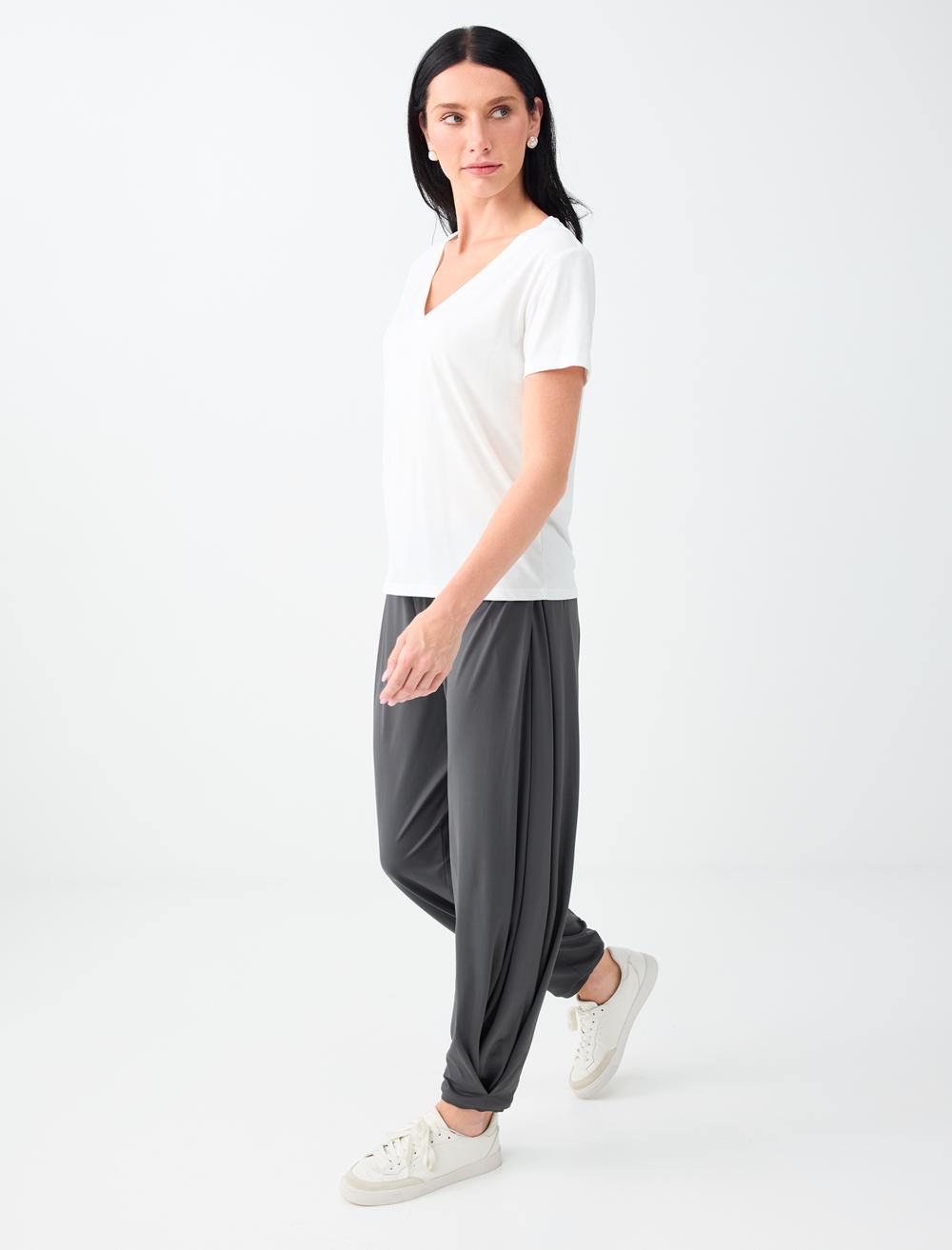 Beli ve Paçası Lastikli Jogger Pantolon