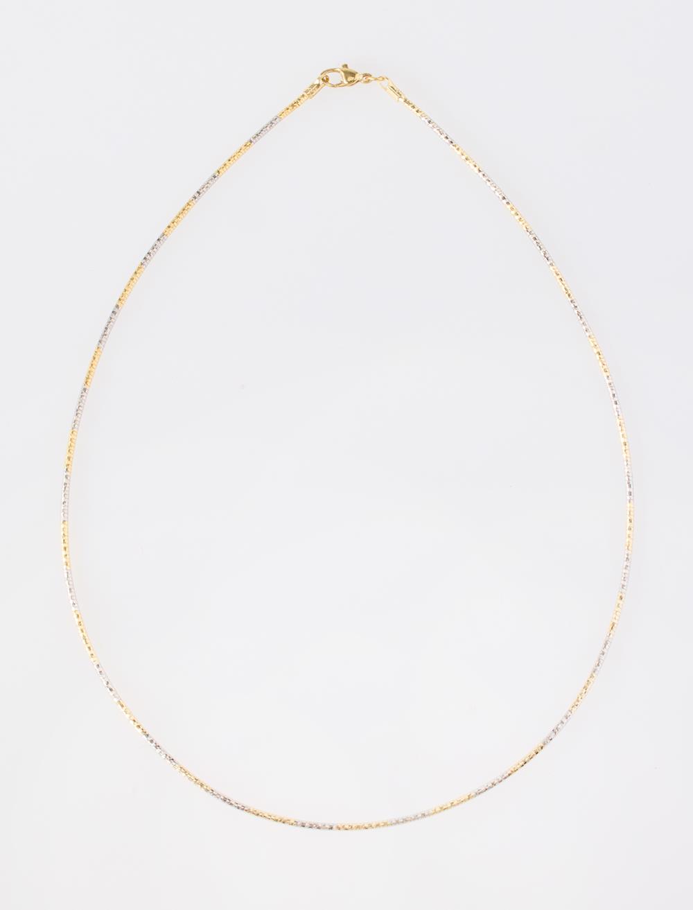 Balıksırtı Zincir Formlu Choker Kolye