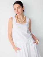 Collar Embroidered Woven Blouse