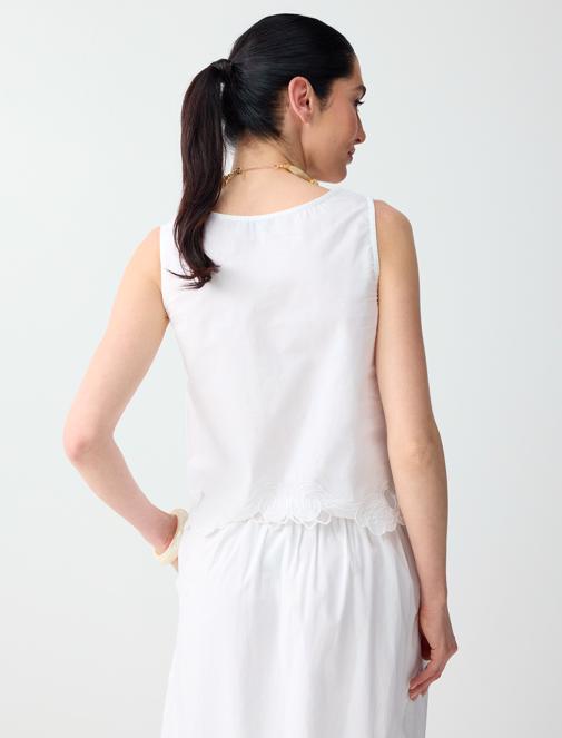 Collar Embroidered Woven Blouse