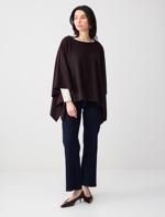 Boat Neck Bat Sleeve Blouse Combination