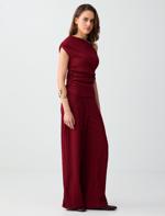 Beli Lastikli Normal Paça Normal Bel Örme Pantolon Kombini