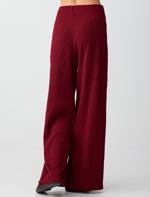 Beli Lastikli Normal Paça Normal Bel Örme Pantolon Kombini